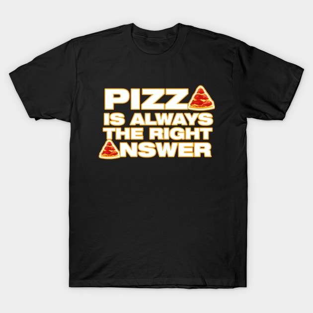 Pizza T-Shirt by NineBlack